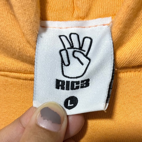 Ricciardo RIC3 Men’s Graphic Hoodie Size L - Orange 100% Cotton - Picture 13 of 13